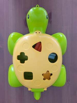 Fisher Price Turtle toy used, 5 pieces
