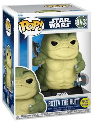 Funko Pop! Star Wars Rotta the Hutt #843 λάμπει στο σκοτάδι νέο