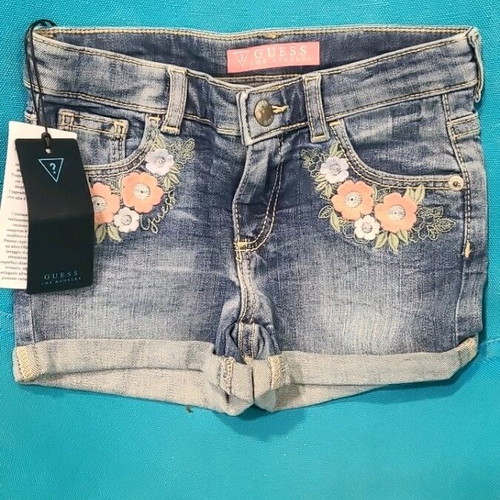 Guess denim shorts for 2-year-old girl new, blue, size 98 cm