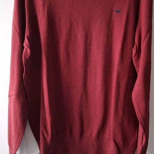 Knitted sweater new, bordeaux Funky Buddha size L