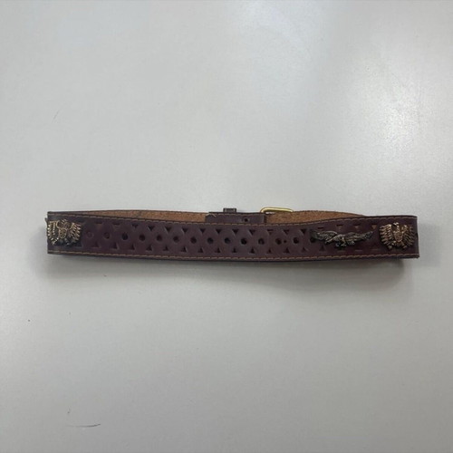Campari Vintage leather belt like new, brown, adjustable