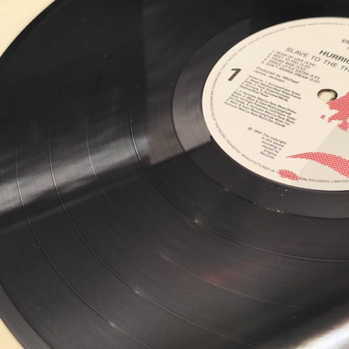 Hurricane Slave To The Thrill 1990 LP vinyl near mint