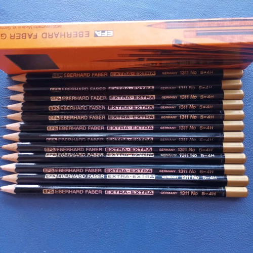 Eberhard Faber Extra-Extra 1311 No 5=4H pencils new, pack of 12