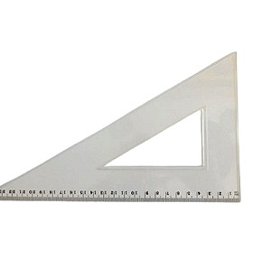 Τρίγωνο γεωμετρικό όργανο με πατούρα πλαστικό 60 Ilca 26cm