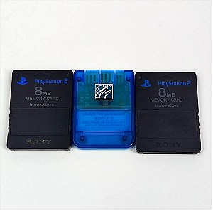 Memory Card Για Sony Playstation Πακετο 3 Τεμαχια