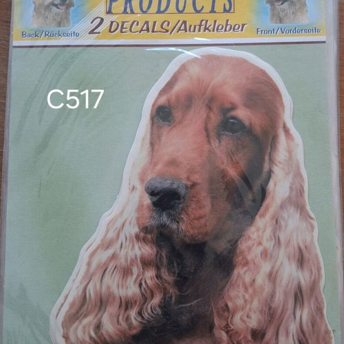 Dog breed stickers pack of 2