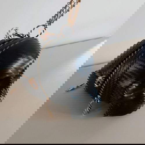 Τσαντάκι χειρός σε σχήμα νεκροκεφαλή σαν καινούργιο, μαύρο