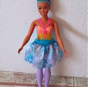 ΚΟΥΚΛΑ Barbie Dreamtopia Rainbow Cove Curvy Fairy Blue Hair Poseable Fashion Doll 2017