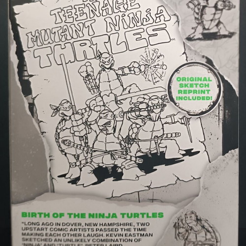 Playmates Teenage Mutant Ninja Turtles Donatello Original Sketch figure new