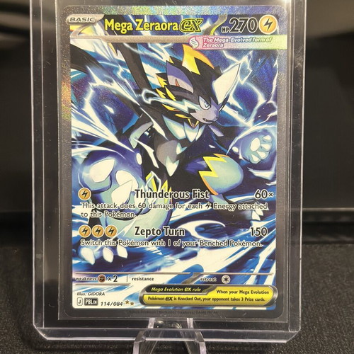 Pokémon Mega Zeraora ex 114/084 Ultra Rare card new