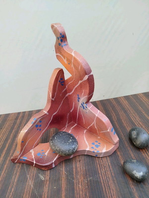 Red Sail Wooden Construction like new with 3D Painting