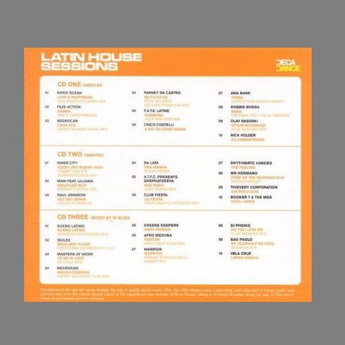 Latino House Sessions 3xCD album used