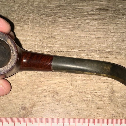Tobacco pipes Golden Leaf real briar used, set of two
