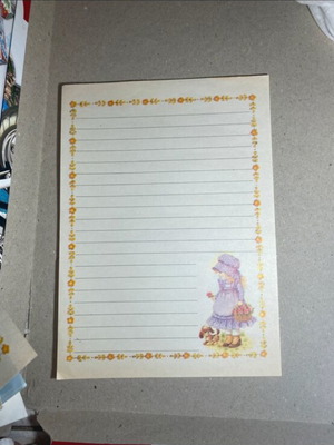 Vintage letter papers 6 pieces 1970, like new