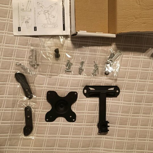 Wall mount for TV new, fits 13" to 37" screens