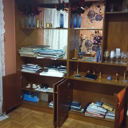 Living room unit used, can be used as bookshelf or office furniture
