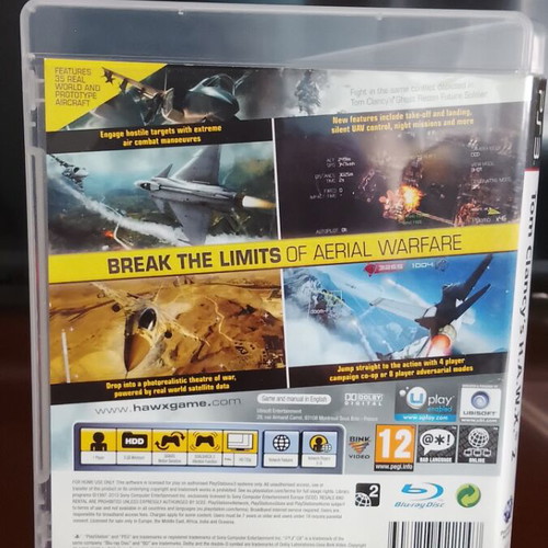 Tom Clancy's H.A.W.X. 2 PS3 game like new