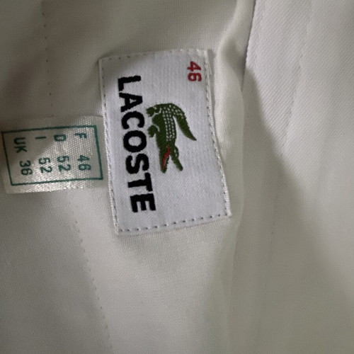 Lacoste white bermuda shorts size 46