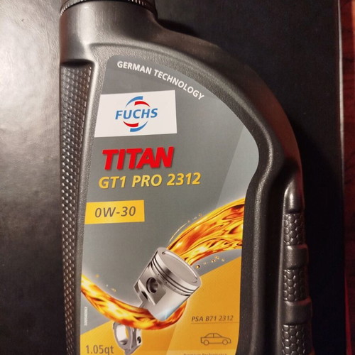 Fuchs Titan GT1 Pro 2312 0W-30 car engine oil new 1 liter