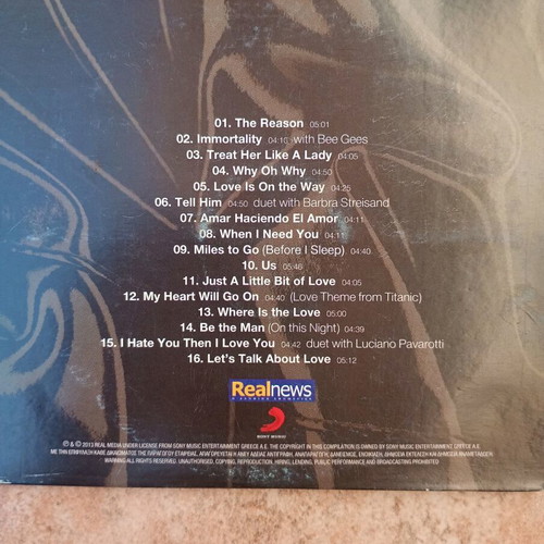 Celine Dion Let's Talk About Love CD used