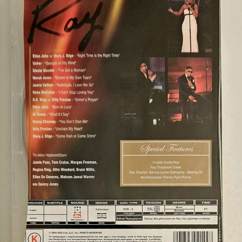 Ray Charles Genius DVD like new
