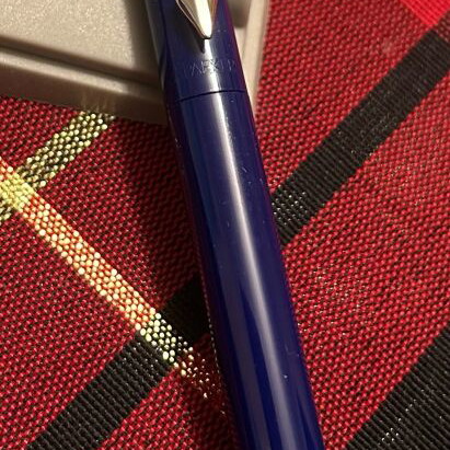 Parker roller ball new, medium, blue-royal with silver details