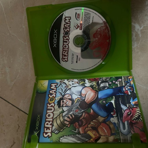 Serious Sam used Xbox game with manual