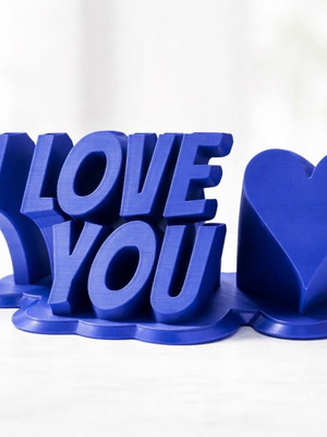 Love You 3D printed decorative new