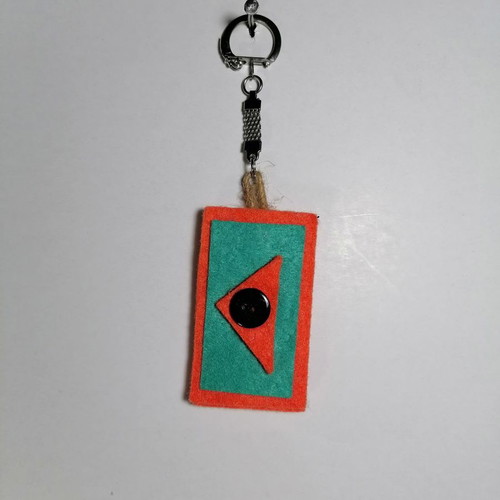 Fabric keychains handmade new