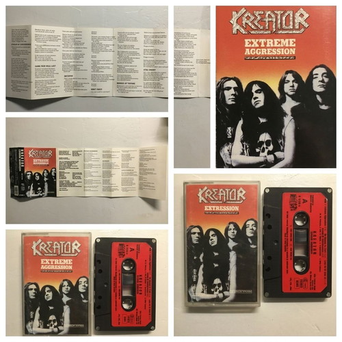 Kreator Extreme Aggression cassette tape, metal