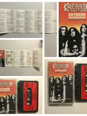 Kreator Extreme Aggression cassette tape, metal