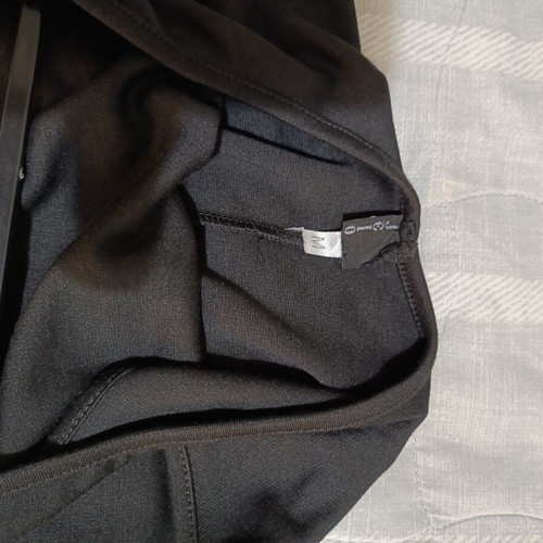 JLo black dress medium, alpha line knee length, like new