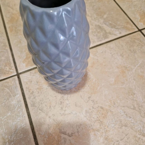 Modern vase with a gift, new