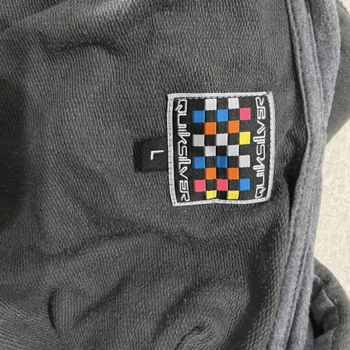 Quiksilver jacket like new, size L, gray and multicolor