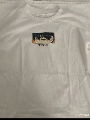 Naruto Zara t-shirt σαν καινούργιο, νούμερο S, πολύχρωμο