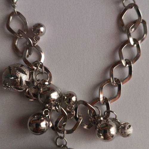 Bracelet with silver charms new