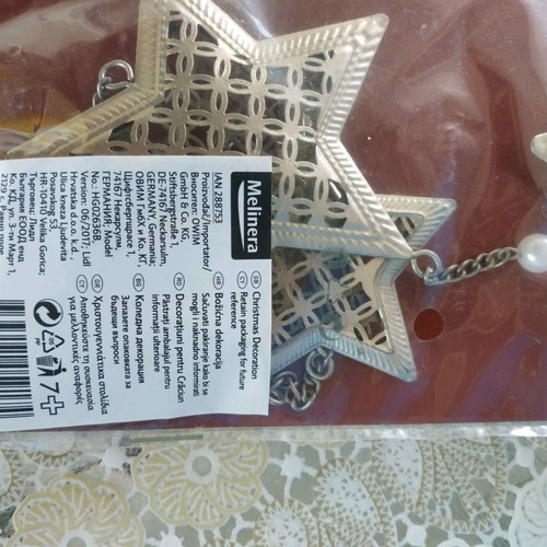 Christmas decorations new metal stars