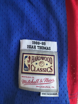 NBA κλασική εμφάνιση Detroit Pistons XL σαν καινούργιο γνήσιο Mitchell and Ness