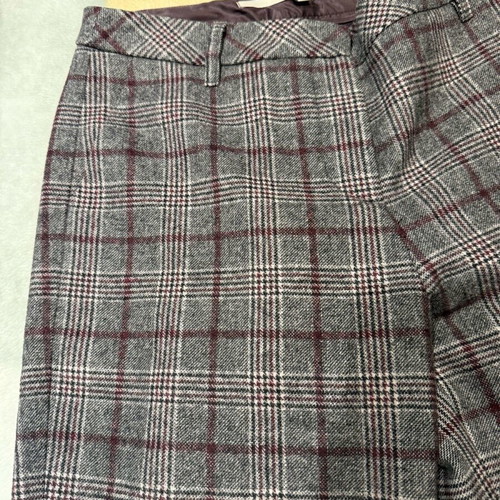 ZINI Boutique plaid pants used, size 42, with wool