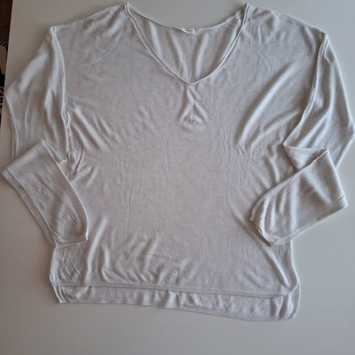 Naf Naf thin white sweater XL used