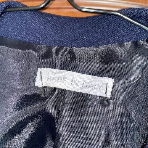 Noobass navy blue blazer with short sleeves, like new, one size