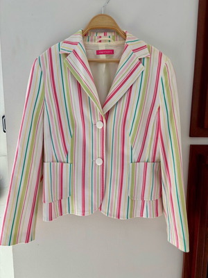 Apriori jacket like new with colorful stripes, size L