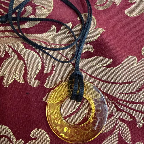 Baccarat pendant like new