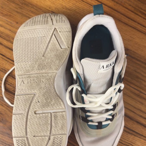 Arkk sneakers used, white, size 44, athletic