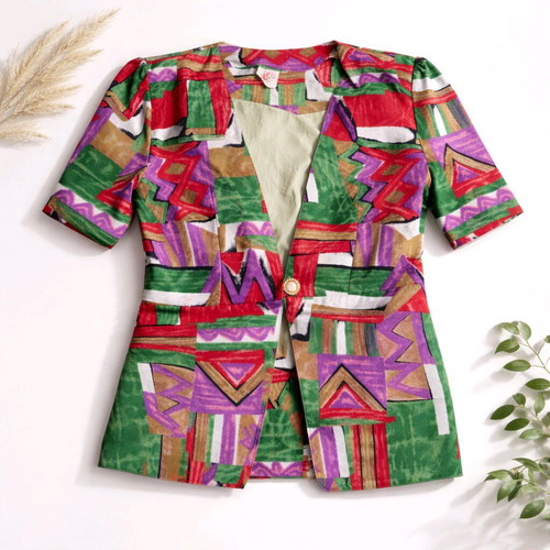 Vintage shirt used, multicolored