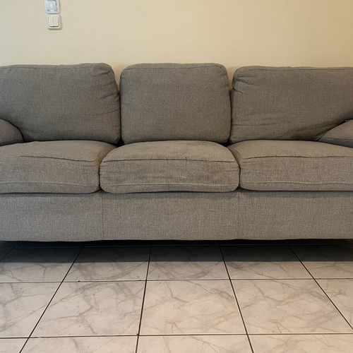 JYSK Gedved 2-seater and 3-seater sofa set, light grey
