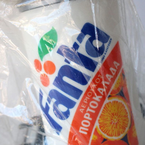 Vintage 80's Fanda Orange Soda Decorative Light BIFI new