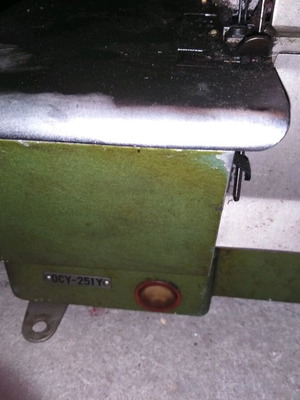 Cutting sewing machine used without base pentaklonos