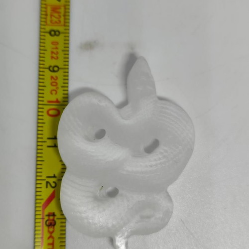 Carved Selenite Snake Feng Shui decor like new