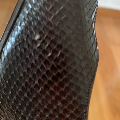 Haralas brown leather pumps used, size 38
